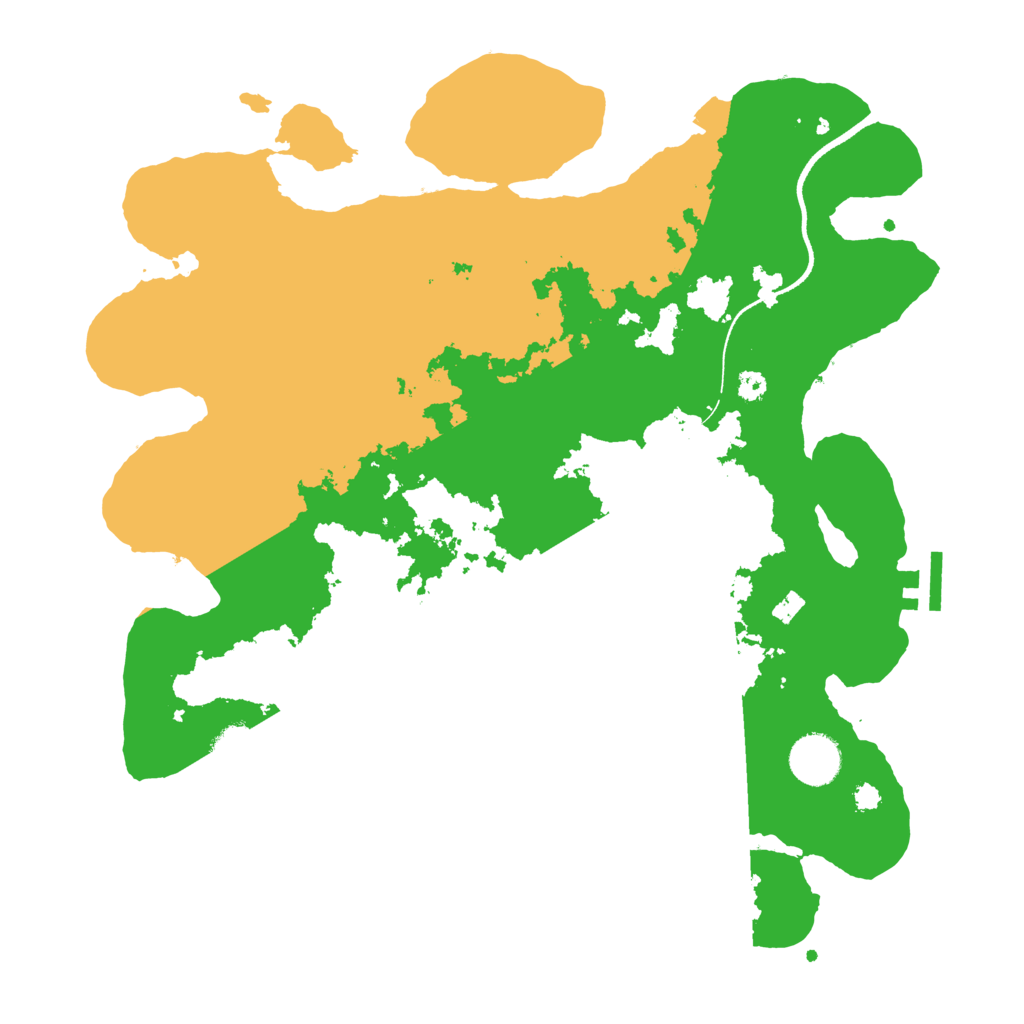 Biome Rust Map: Procedural Map, Size: 3500, Seed: 1845171436