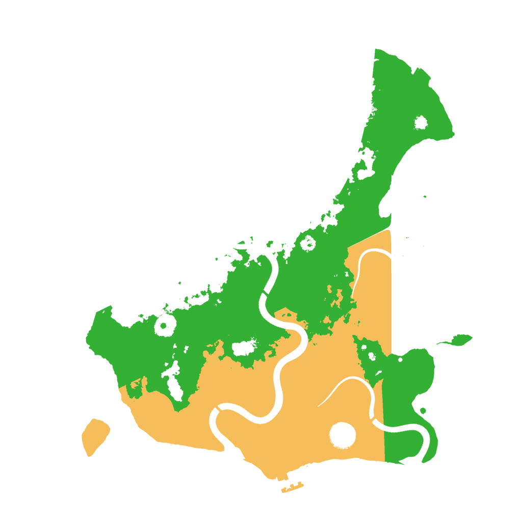 Biome Rust Map: Procedural Map, Size: 3500, Seed: 1015577110