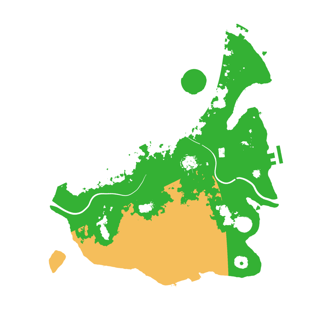 Biome Rust Map: Procedural Map, Size: 3500, Seed: 1015577110