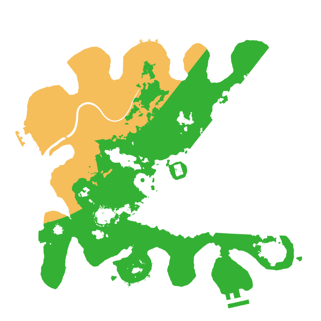 Biome Rust Map: Procedural Map, Size: 3000, Seed: 1243119039