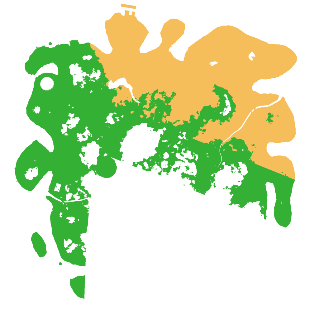 Biome Rust Map: Procedural Map, Size: 4250, Seed: 1383463849