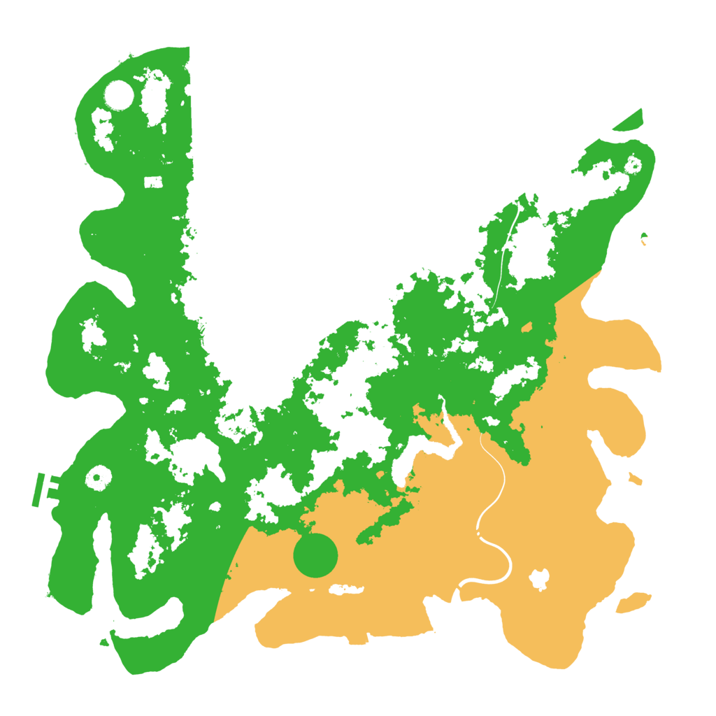 Biome Rust Map: Procedural Map, Size: 4250, Seed: 951431966