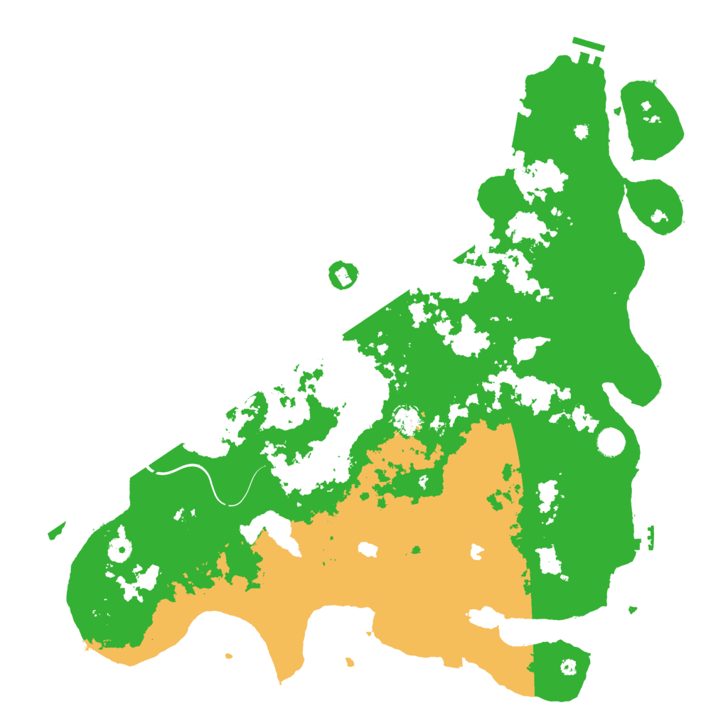 Biome Rust Map: Procedural Map, Size: 4500, Seed: 425396691