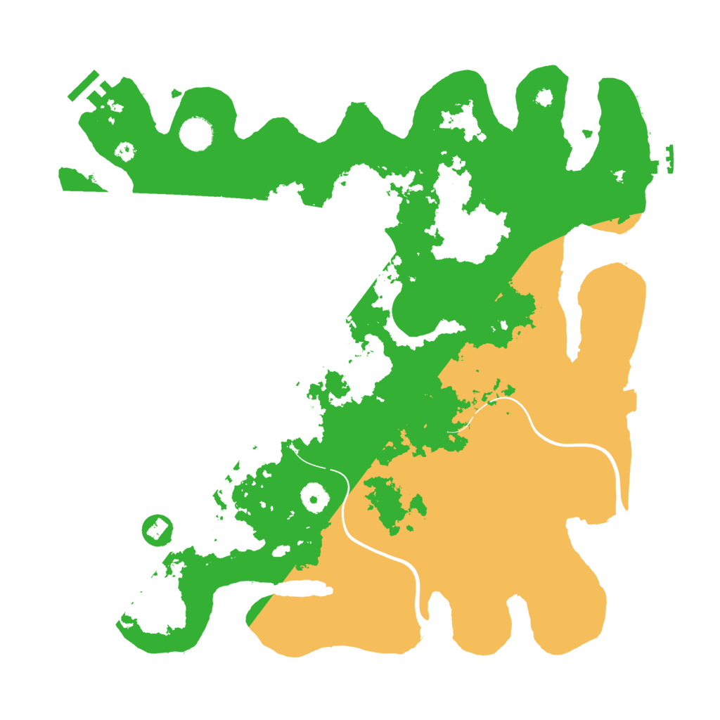 Biome Rust Map: Procedural Map, Size: 3800, Seed: 61334714