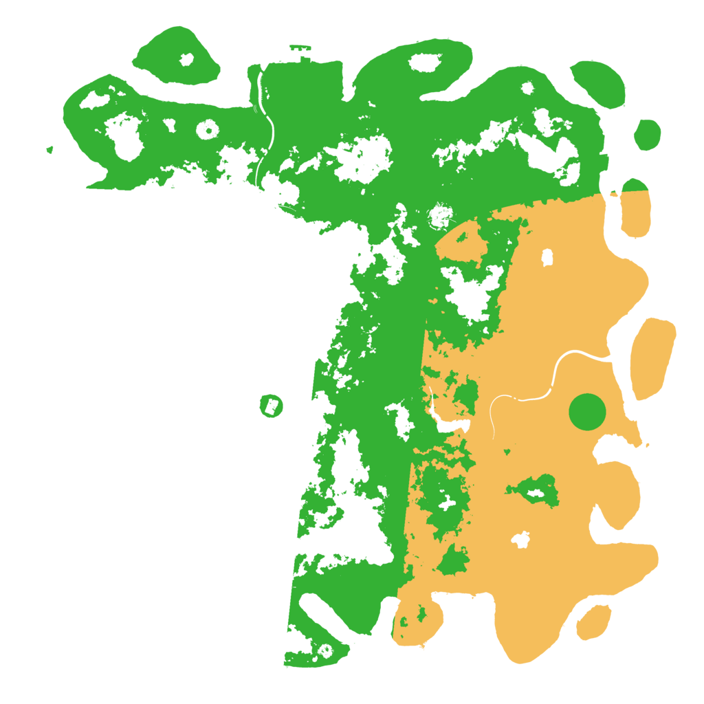 Biome Rust Map: Procedural Map, Size: 5000, Seed: 48671