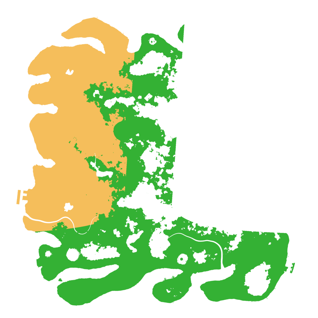 Biome Rust Map: Procedural Map, Size: 4500, Seed: 942549146