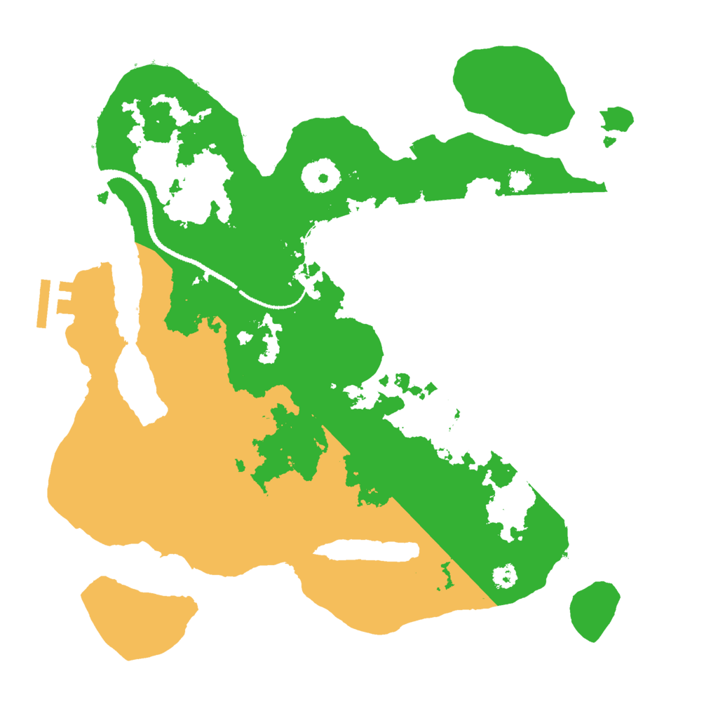 Biome Rust Map: Procedural Map, Size: 3000, Seed: 814631497