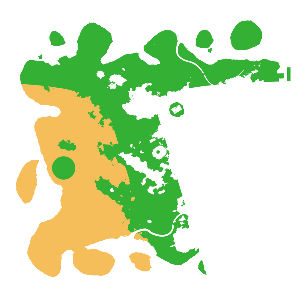 Biome Rust Map: Procedural Map, Size: 3500, Seed: 603960265