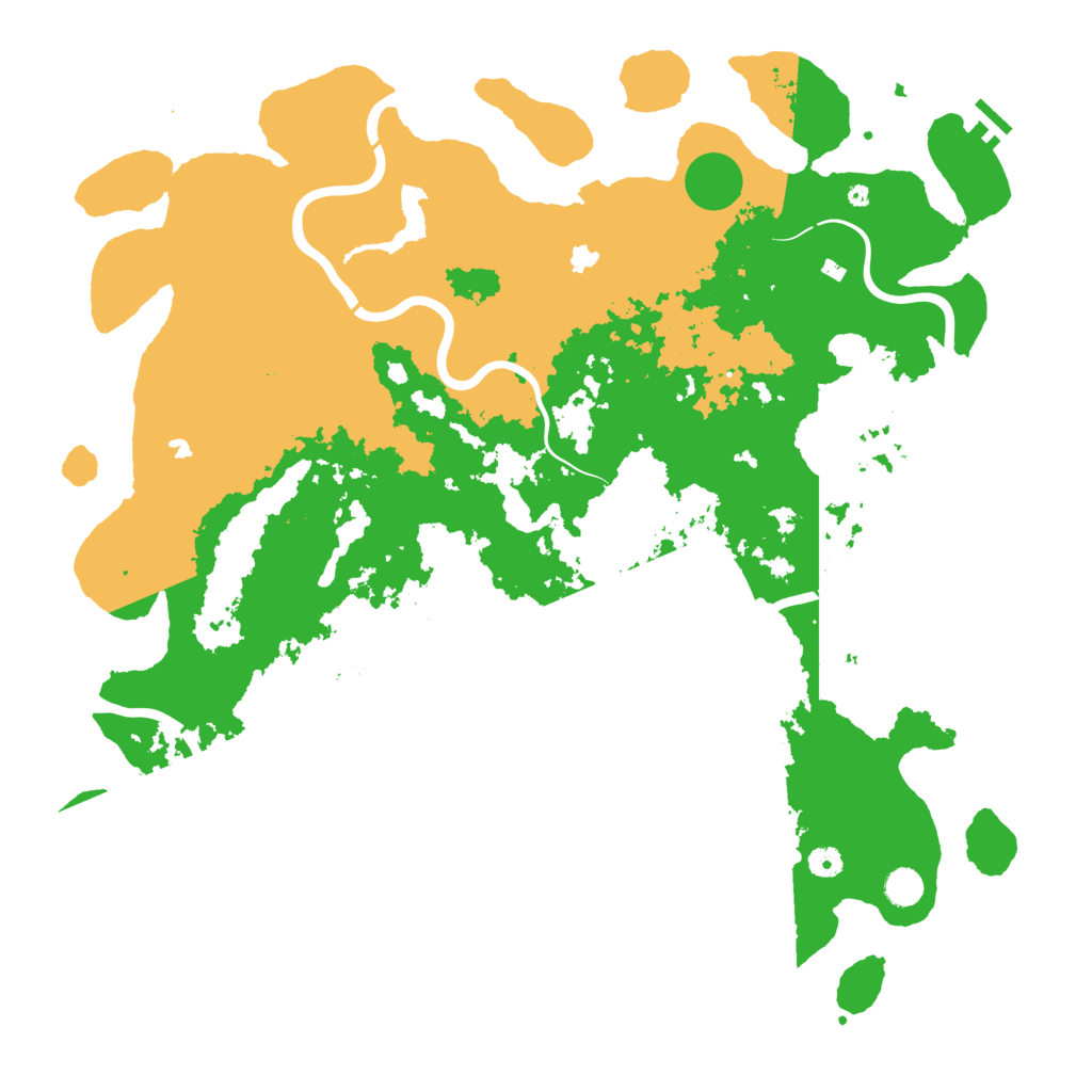 Biome Rust Map: Procedural Map, Size: 5000, Seed: 1824545453