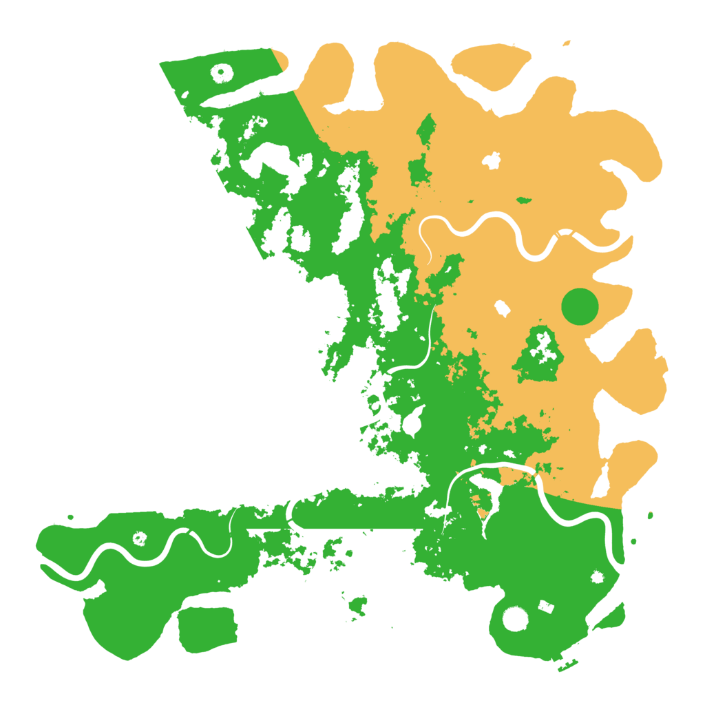 Biome Rust Map: Procedural Map, Size: 5000, Seed: 1658970035