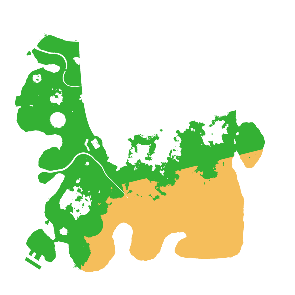 Biome Rust Map: Procedural Map, Size: 3331, Seed: 1