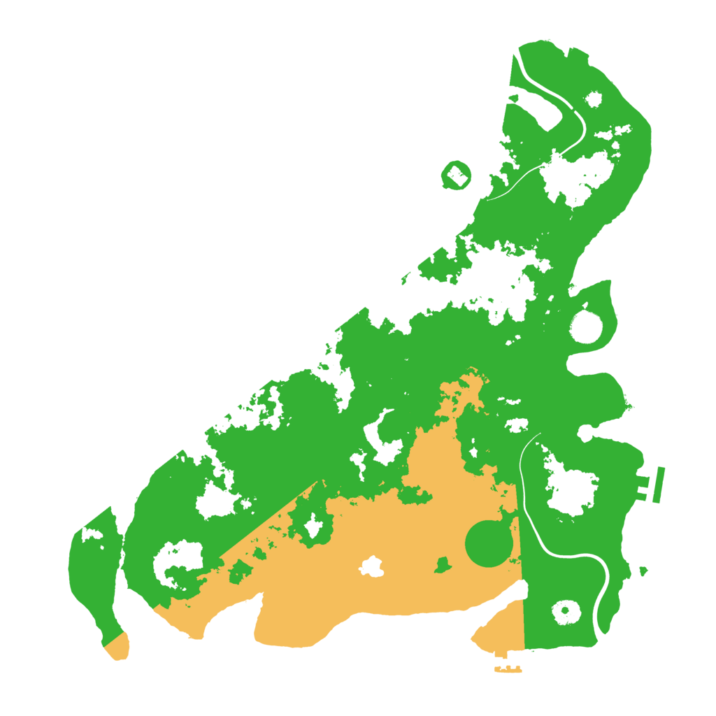 Biome Rust Map: Procedural Map, Size: 4000, Seed: 1161314270