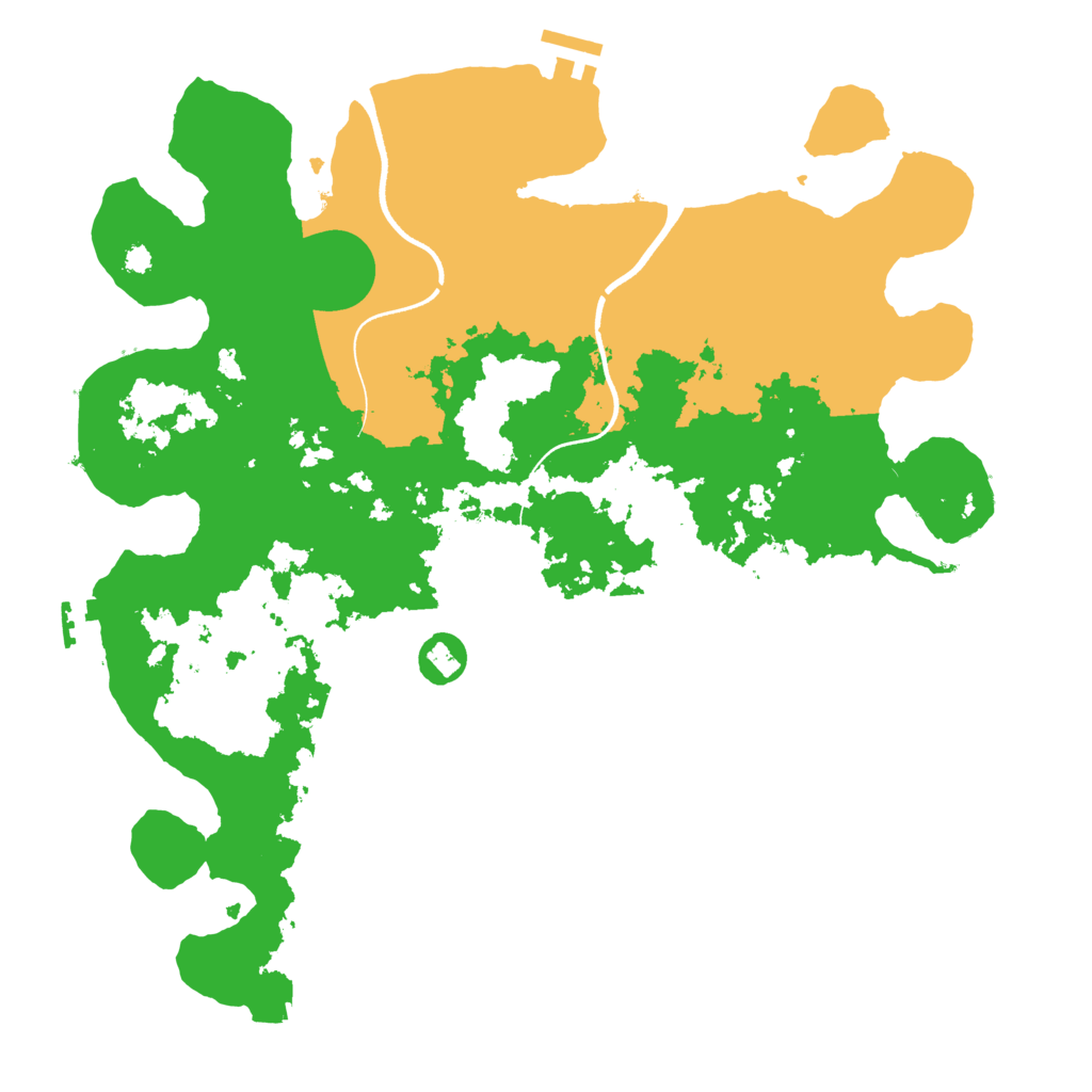 Biome Rust Map: Procedural Map, Size: 3600, Seed: 1412023075