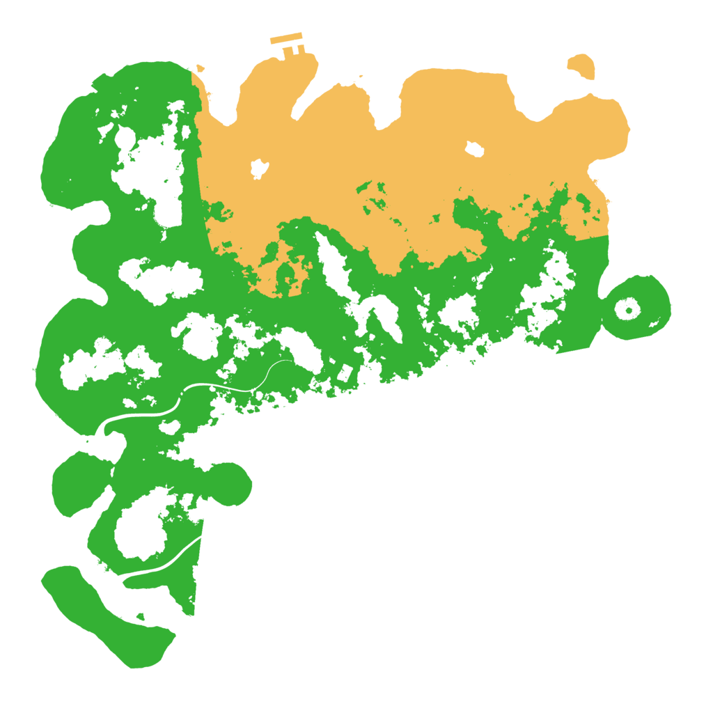 Biome Rust Map: Procedural Map, Size: 4500, Seed: 308543462