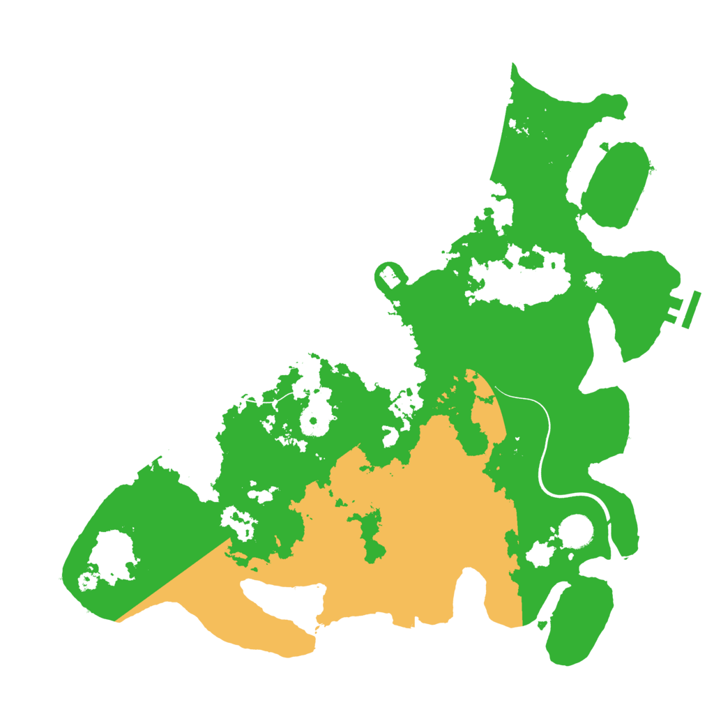 Biome Rust Map: Procedural Map, Size: 3750, Seed: 514166744