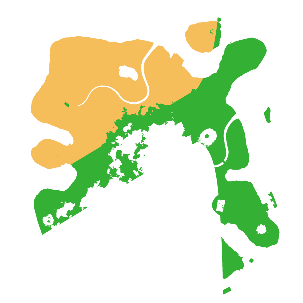 Biome Rust Map: Procedural Map, Size: 2800, Seed: 553421430