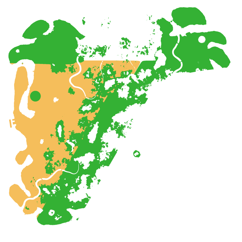 Biome Rust Map: Procedural Map, Size: 6000, Seed: 88671