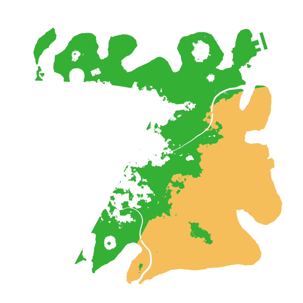 Biome Rust Map: Procedural Map, Size: 3500, Seed: 1695755395