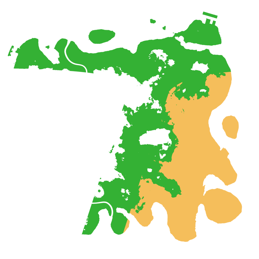 Biome Rust Map: Procedural Map, Size: 3500, Seed: 1925467071