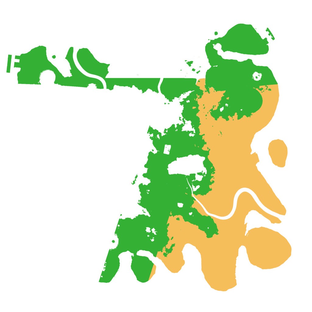 Biome Rust Map: Procedural Map, Size: 3500, Seed: 1925467071
