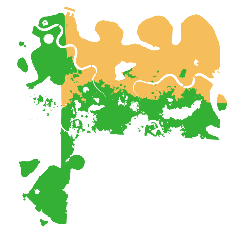 Biome Rust Map: Procedural Map, Size: 4400, Seed: 4140648