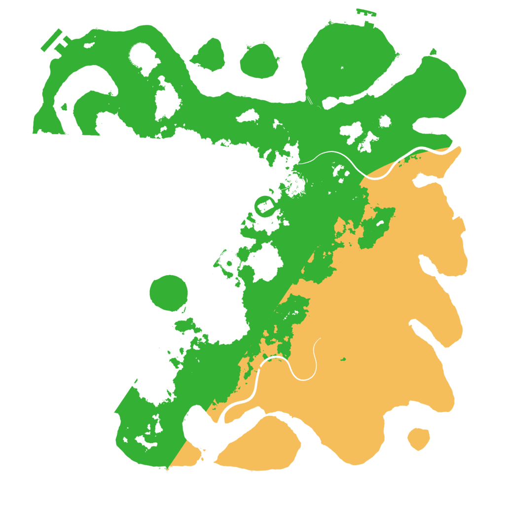 Biome Rust Map: Procedural Map, Size: 3750, Seed: 1788008508