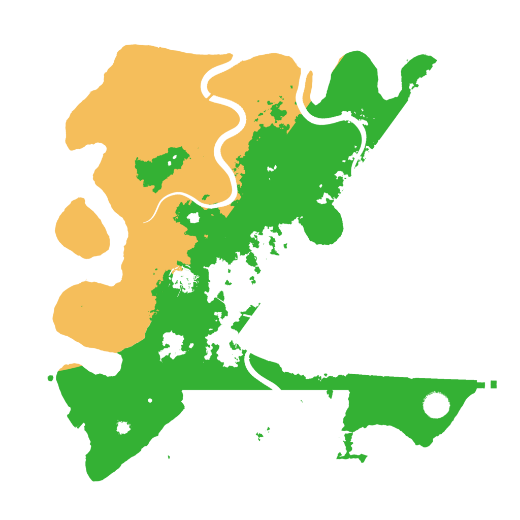 Biome Rust Map: Procedural Map, Size: 3500, Seed: 2006672080
