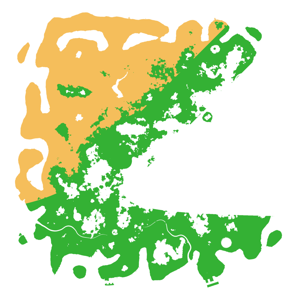 Biome Rust Map: Procedural Map, Size: 5000, Seed: 1912947701