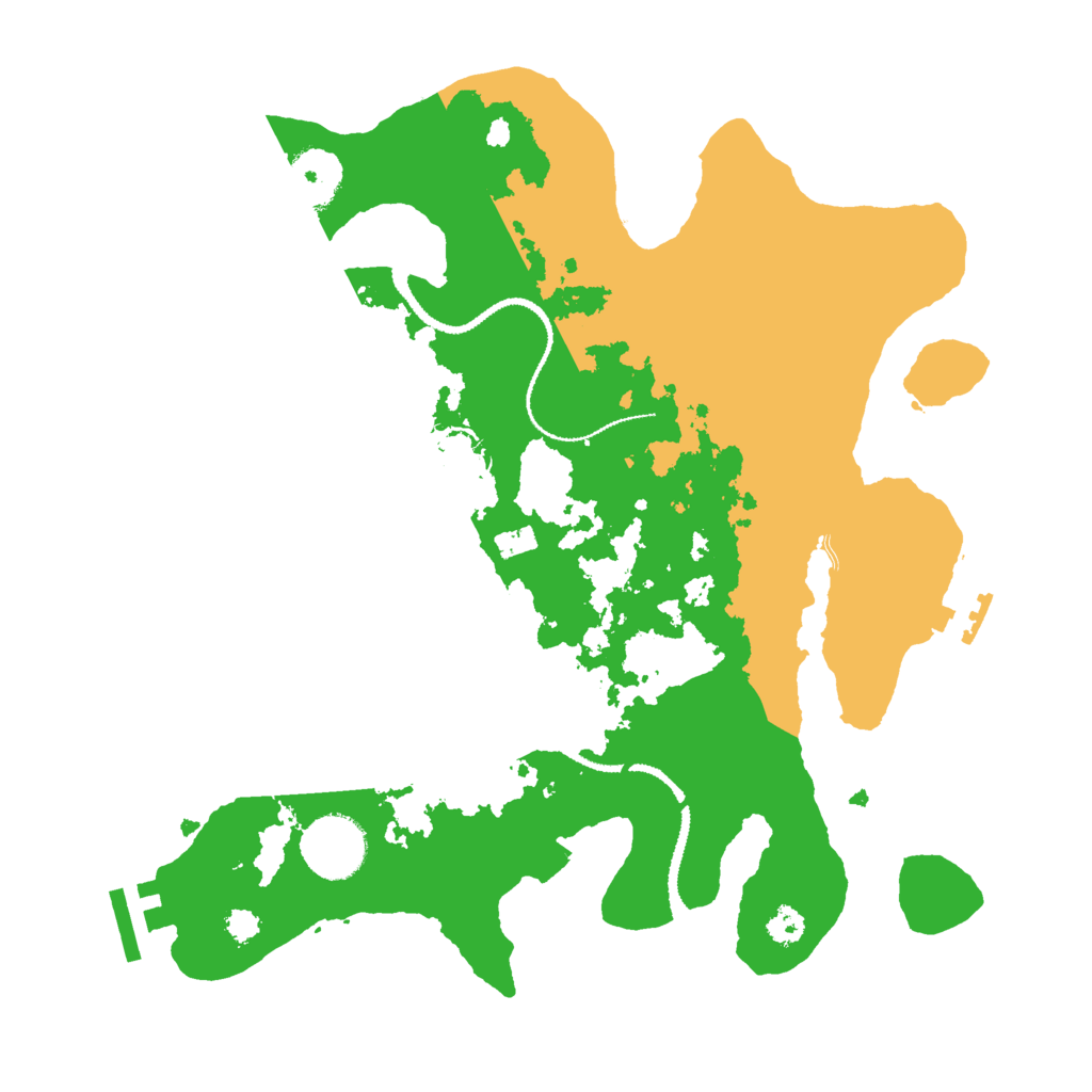 Biome Rust Map: Procedural Map, Size: 3000, Seed: 1089442424