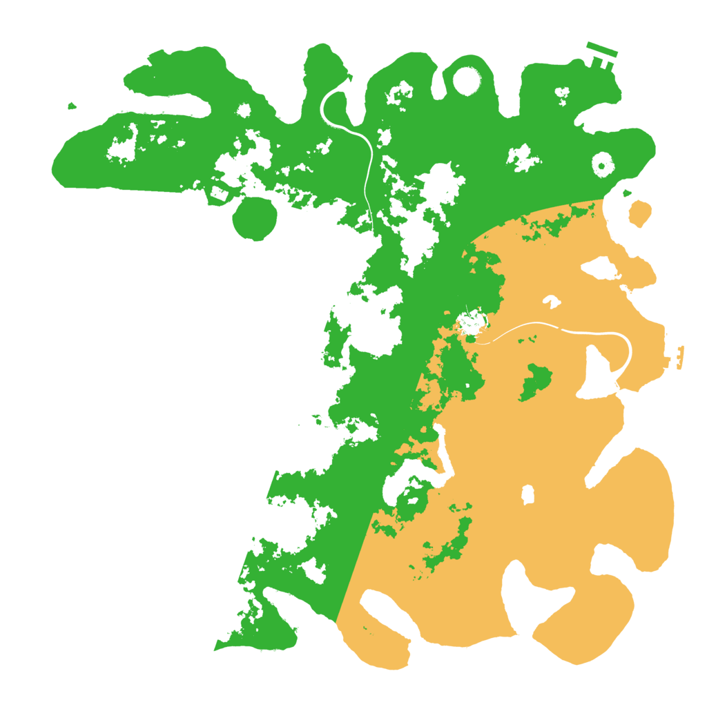 Biome Rust Map: Procedural Map, Size: 4500, Seed: 1616823561