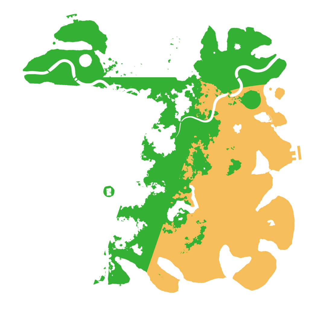 Biome Rust Map: Procedural Map, Size: 4500, Seed: 1616823561