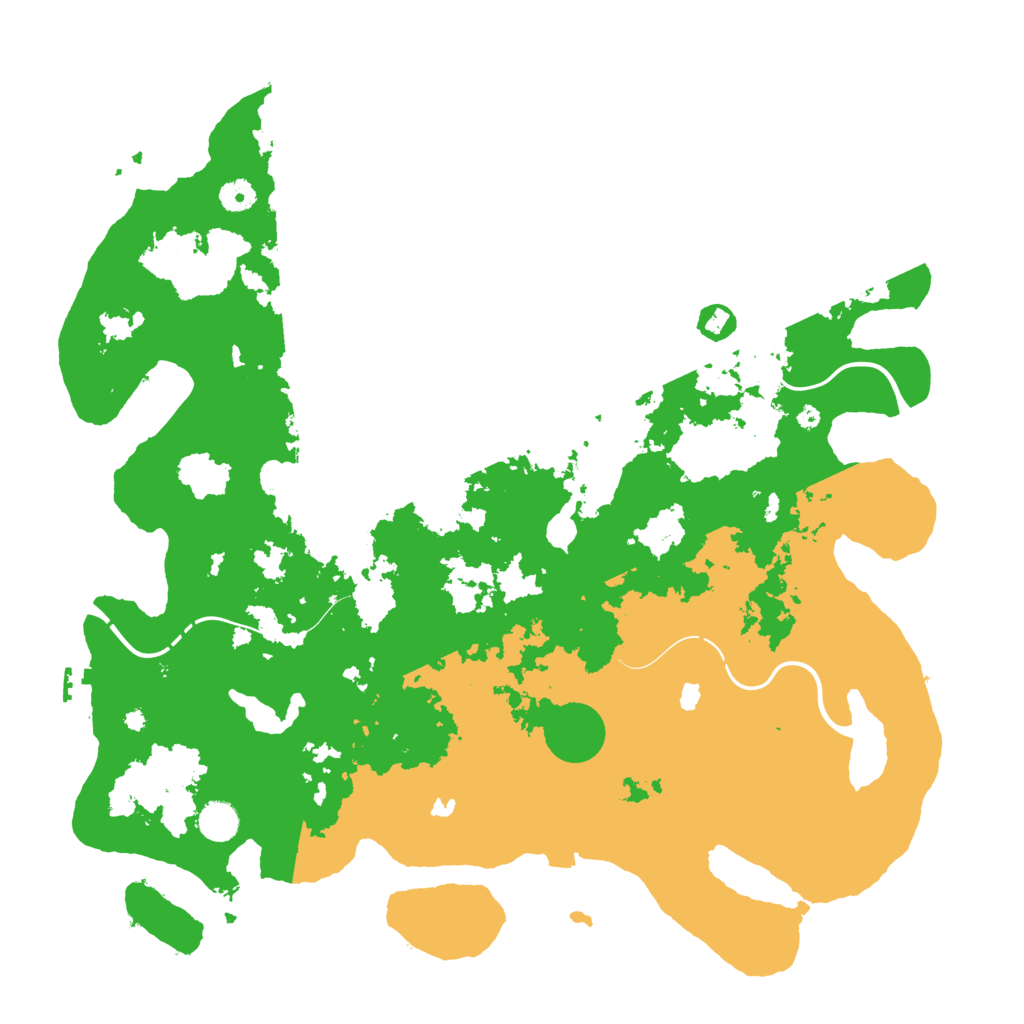 Biome Rust Map: Procedural Map, Size: 4500, Seed: 283352443