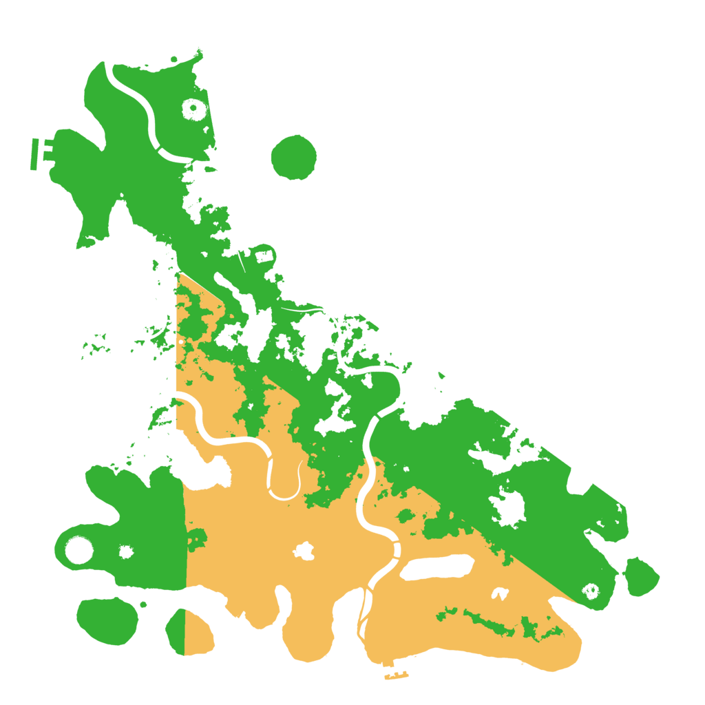 Biome Rust Map: Procedural Map, Size: 4500, Seed: 1896377812