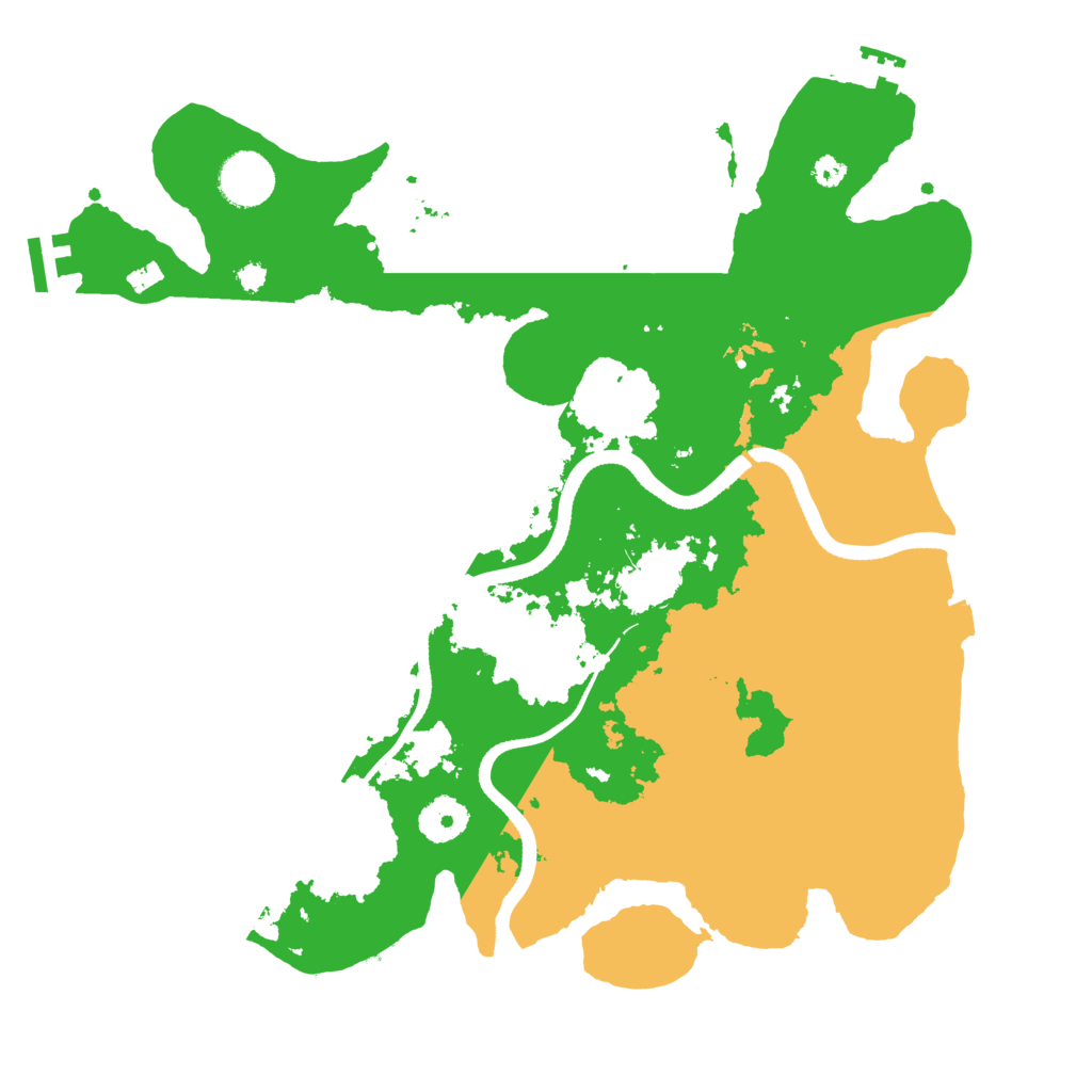 Biome Rust Map: Procedural Map, Size: 3500, Seed: 217984133