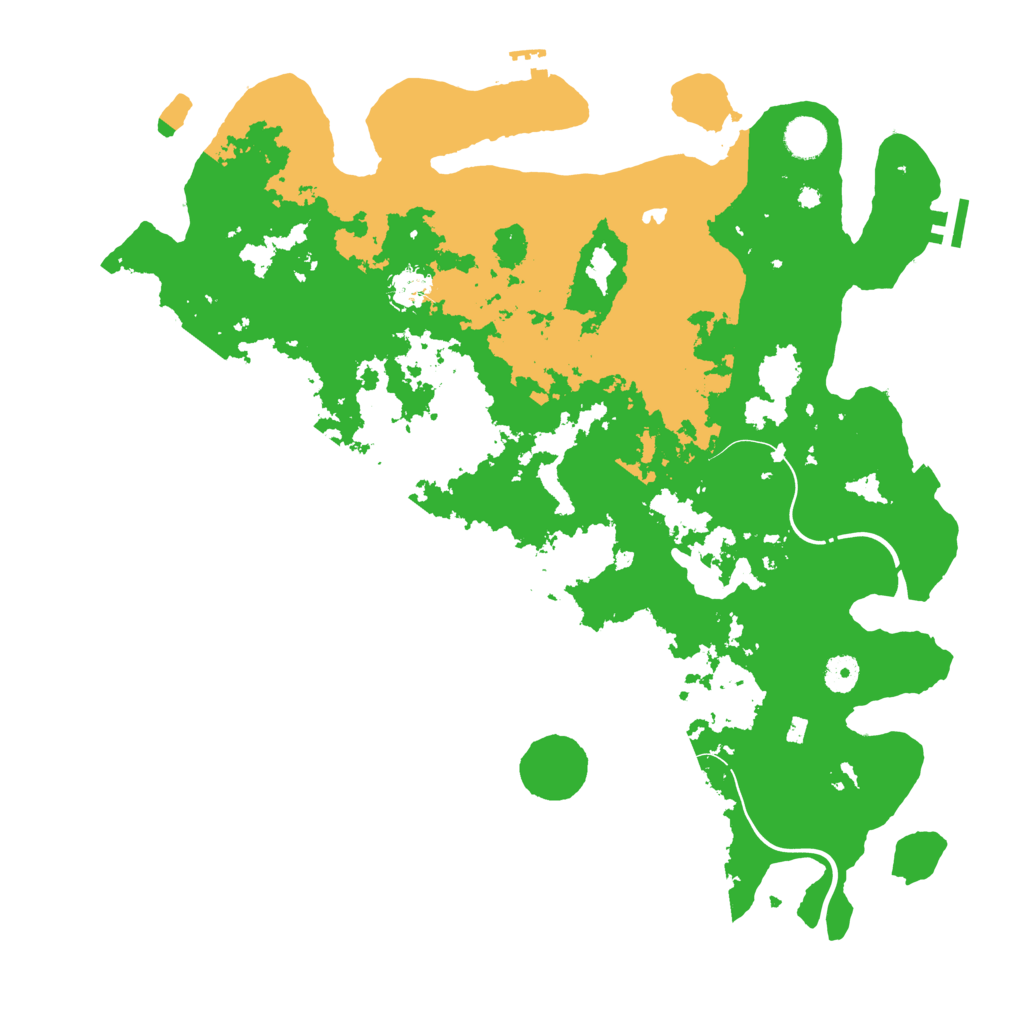 Biome Rust Map: Procedural Map, Size: 4250, Seed: 54433459