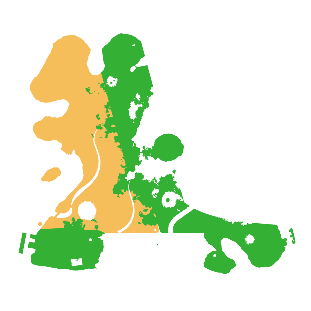 Biome Rust Map: Procedural Map, Size: 3000, Seed: 228504907