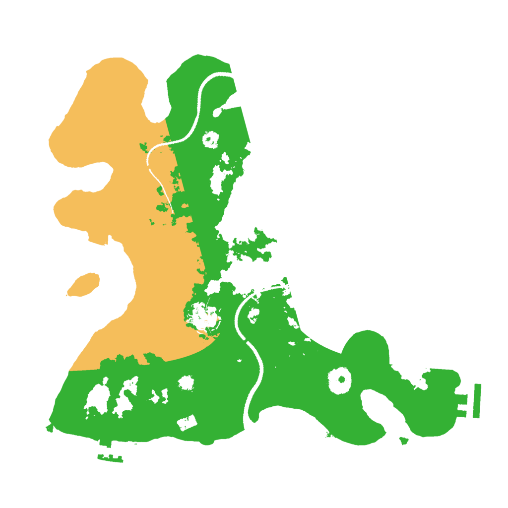 Biome Rust Map: Procedural Map, Size: 3000, Seed: 228504907