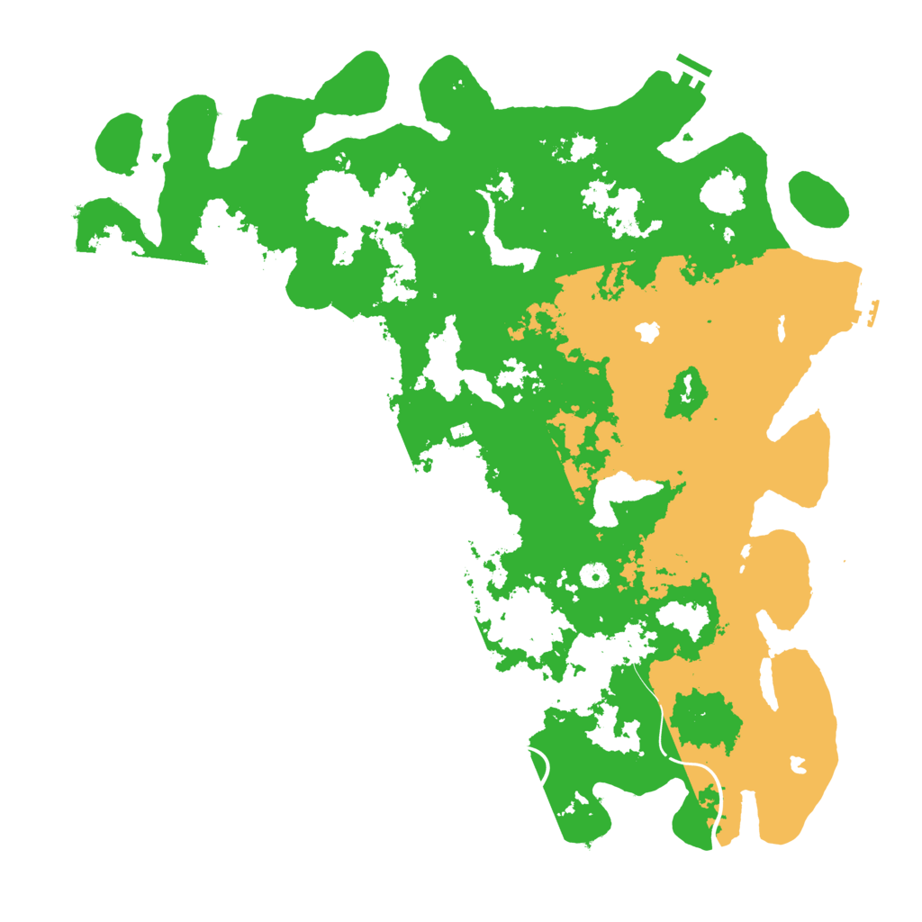 Biome Rust Map: Procedural Map, Size: 5000, Seed: 916283741