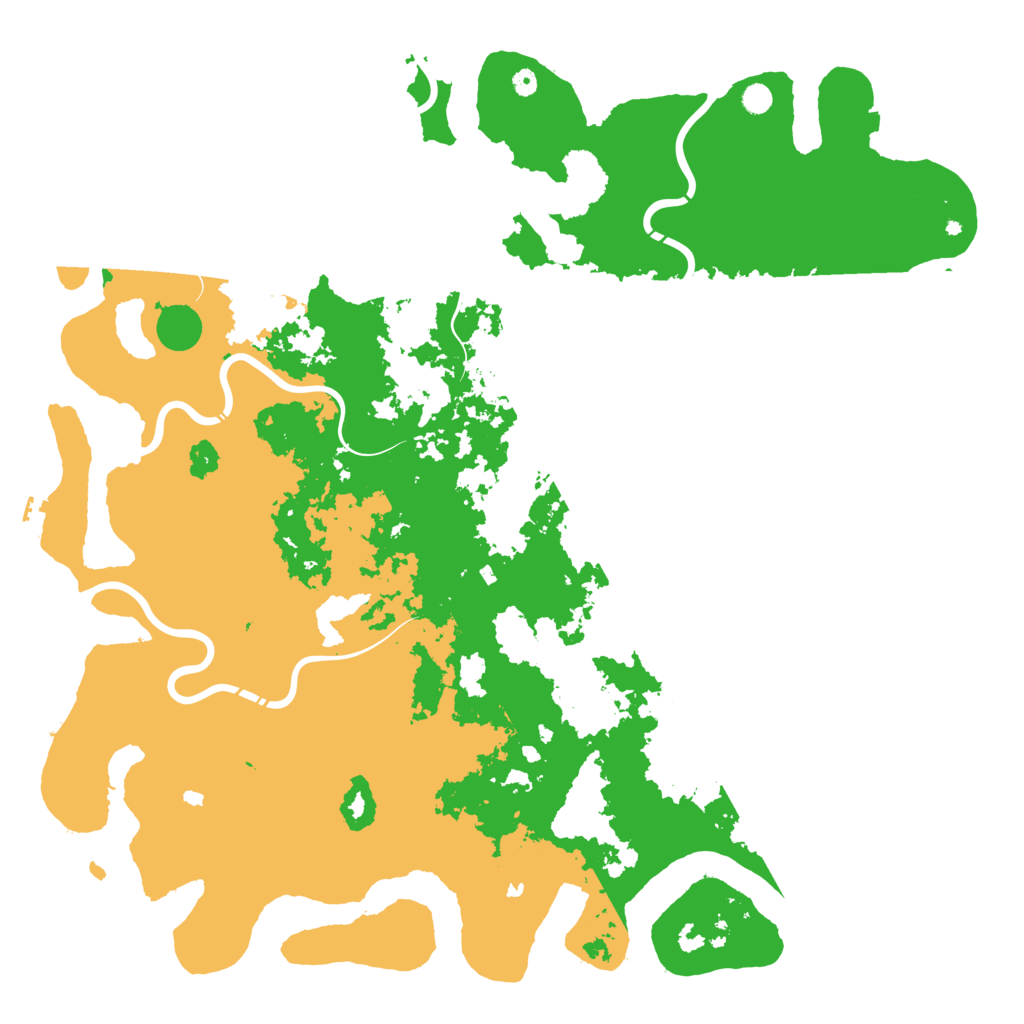 Biome Rust Map: Procedural Map, Size: 6000, Seed: 1945404654