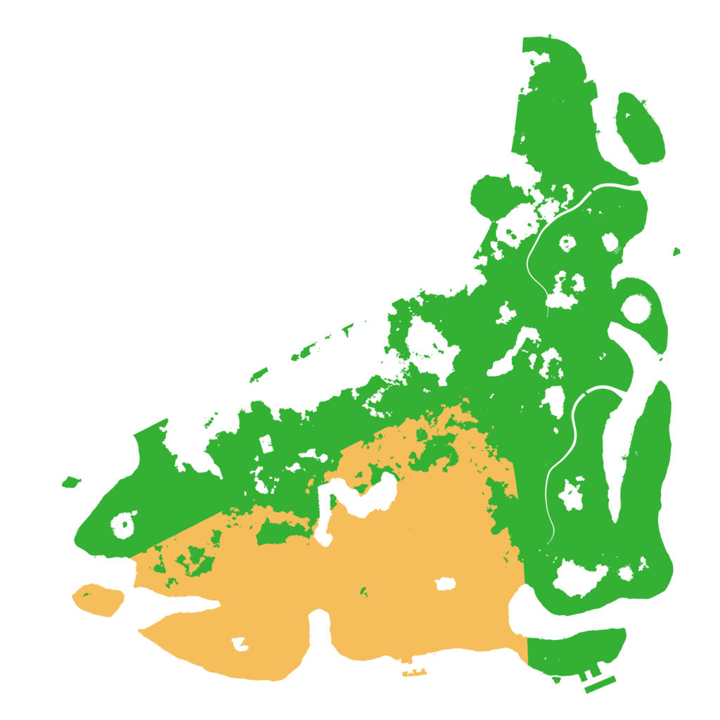 Biome Rust Map: Procedural Map, Size: 4500, Seed: 1416550003