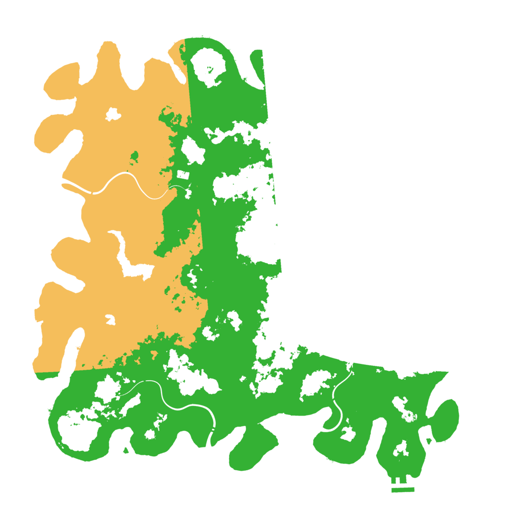 Biome Rust Map: Procedural Map, Size: 4500, Seed: 382891058