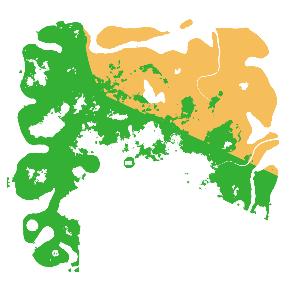 Biome Rust Map: Procedural Map, Size: 4500, Seed: 1085367034