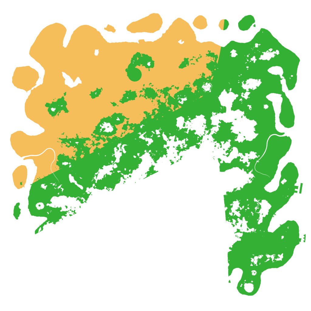 Biome Rust Map: Procedural Map, Size: 6000, Seed: 632259