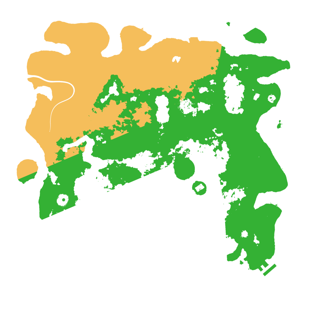 Biome Rust Map: Procedural Map, Size: 4000, Seed: 8390125