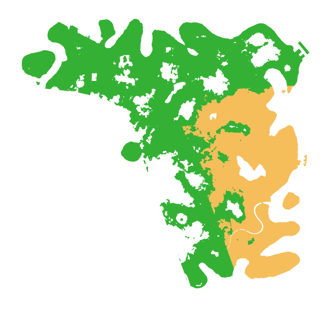 Biome Rust Map: Procedural Map, Size: 4400, Seed: 893209