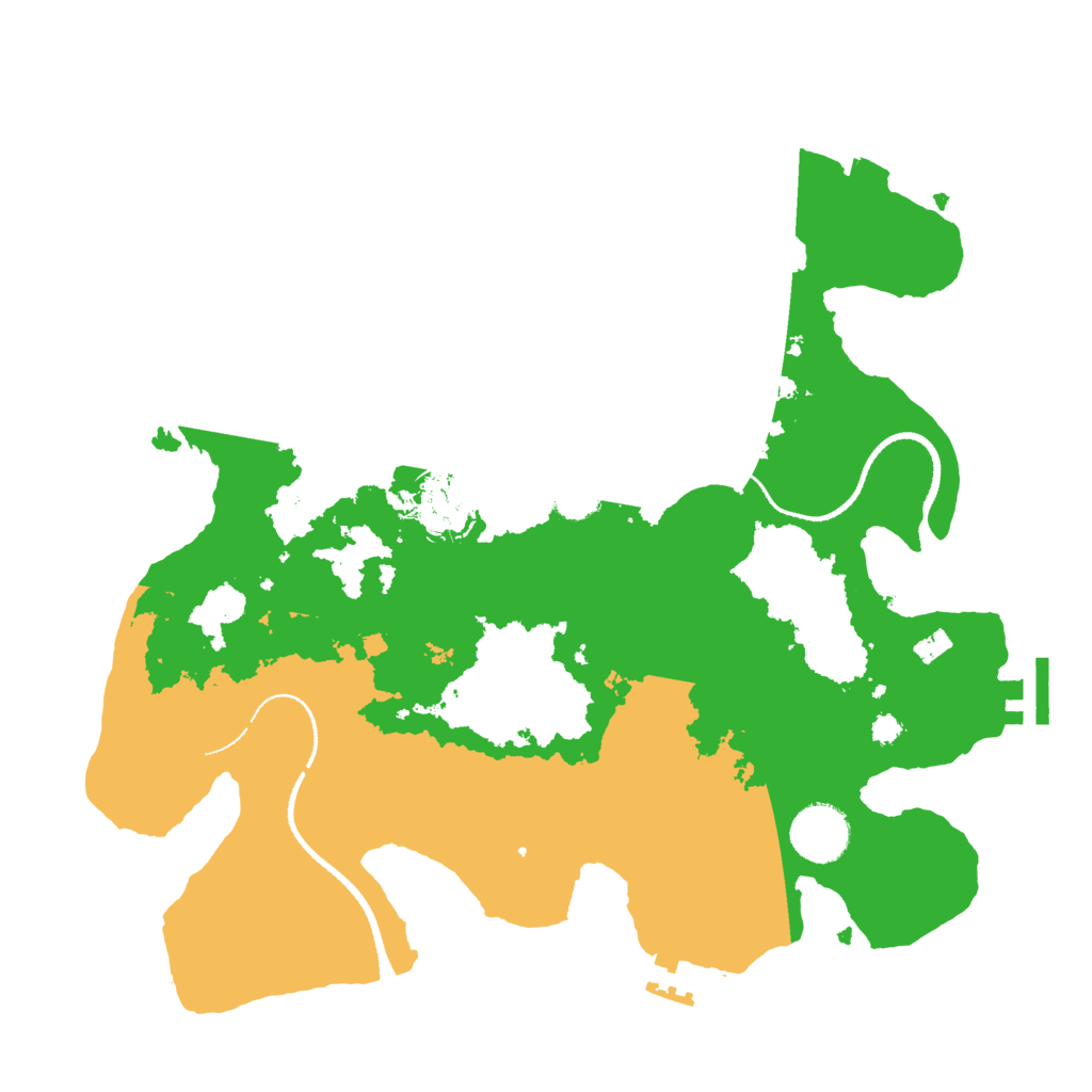 Biome Rust Map: Procedural Map, Size: 3300, Seed: 1841658046