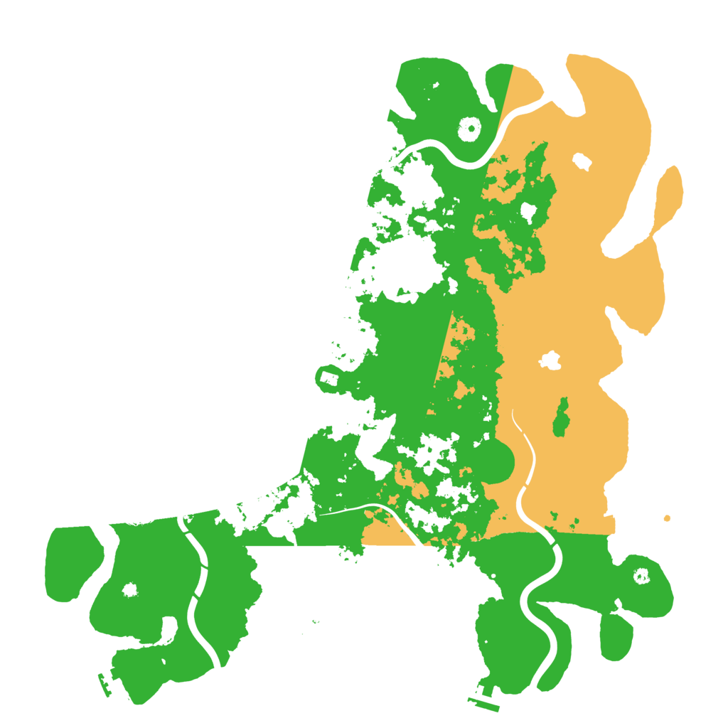 Biome Rust Map: Procedural Map, Size: 4500, Seed: 1297914562