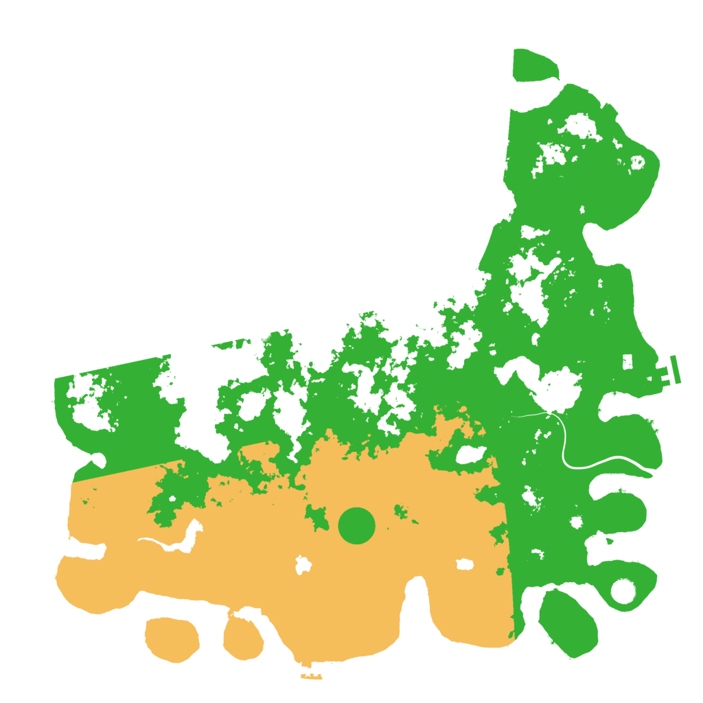 Biome Rust Map: Procedural Map, Size: 5000, Seed: 926259