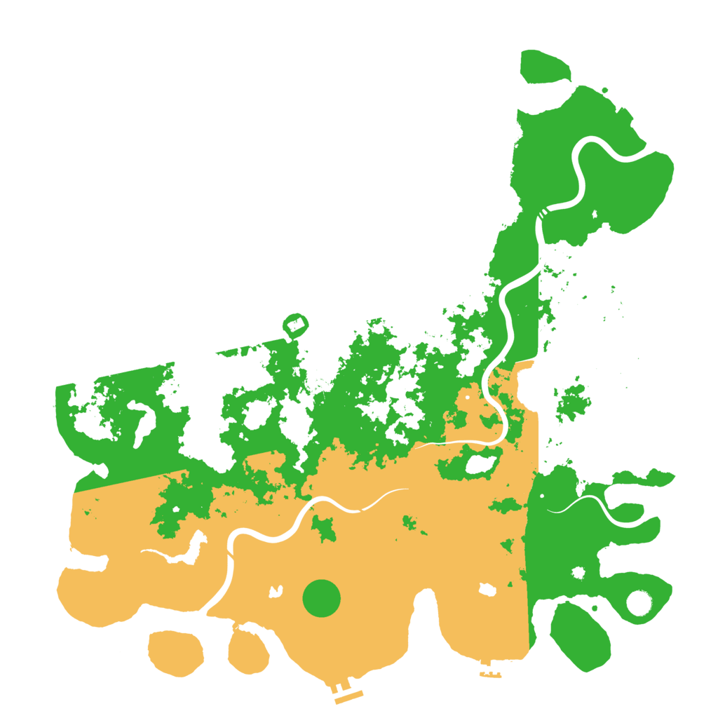 Biome Rust Map: Procedural Map, Size: 5000, Seed: 926259