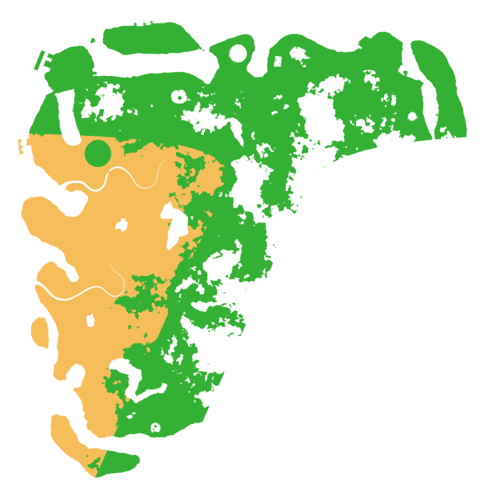 Biome Rust Map: Procedural Map, Size: 5000, Seed: 93357049